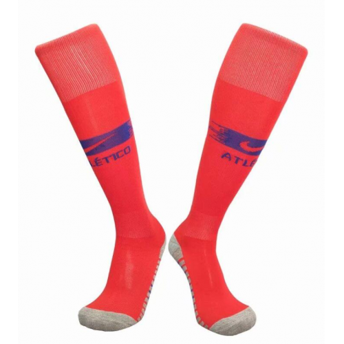 Atletico Madrid 18/19 Home Soccer Jersey Socks